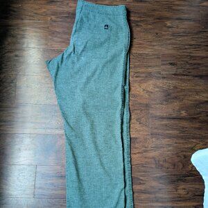 mens prAna orgnaic cotton lightweight yoga pants sz S green